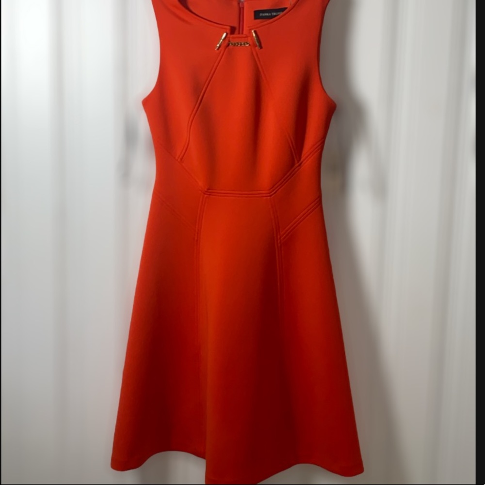 Red event dress